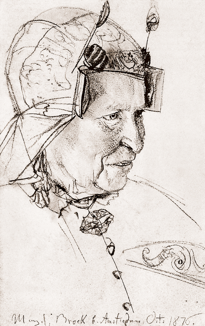  Adolpyh Von Menzel —— 穿民族服装的老妪